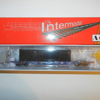 ACME 40436  FS Containertragwagen Sgnss60` Udine Cividale- Ep.VI, mit Stützen für Brammentransporte