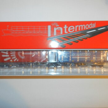 ACME 40397 - Containertragwagen Sggrmss90 der AAE Ep. 5-6, 2x Wechselbehälter GTS