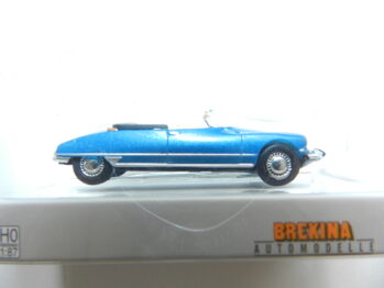 Brekina 14235 Citroen DS Cabrio geöffnet, blau metallic