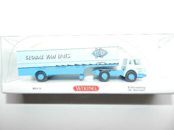 Wiking  0513 30 Koffersattelzug Int. Harvester "Global Van Lines"  051330
