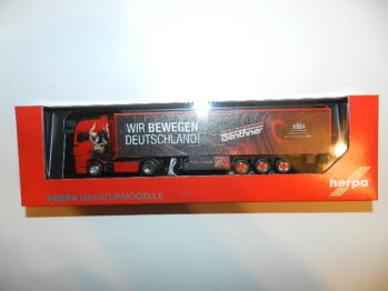 Herpa  318075 MAN TGX GX Gardinenplanensattelzug "Genthner/Wir bewegen Deutschland" (Baden-Württemberg/Oberderdingen)
