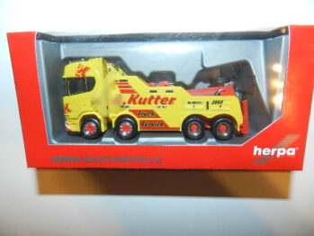 Herpa  312899 Scania CR HD Empl Bison Bergefahrzeug „A. Kutter Memmingen“