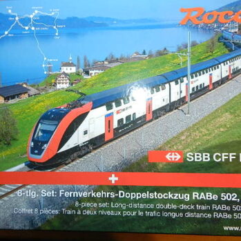 Roco 7700007 - 8-tlg. Set: Fernverkehrs-Doppelstockzug RABe 502, SBB, DC