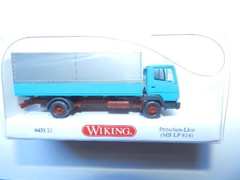 Wiking 0431 21 Pritschen-Lkw MB LP 814 - türkis  043121