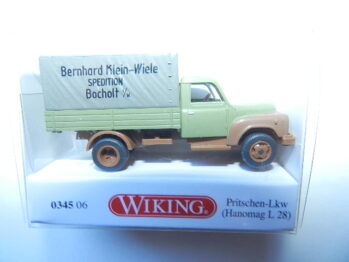 Wiking 0345 06 Pritschen-Lkw Hanomag L 28 "Spedition Klein-Wiele" 034506
