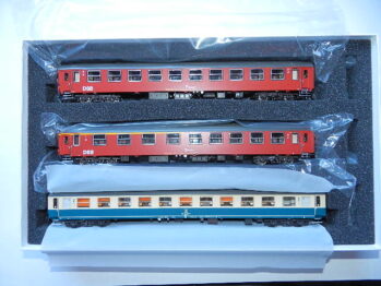 ACME 55320 - 3er Set Personenwagen 'Nord-West-Express', DSB/DB, Ep.V, Set-A