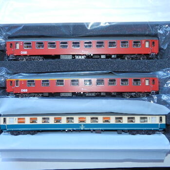 ACME 55320 - 3er Set Personenwagen 'Nord-West-Express', DSB/DB, Ep.V, Set-A