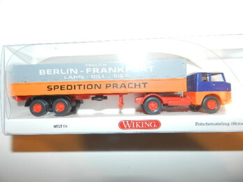Wiking 0515 04 Pritschensattelzug Henschel "Spedition Pracht"  051504