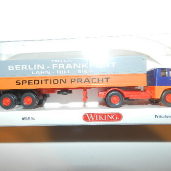 Wiking 0515 04 Pritschensattelzug Henschel "Spedition Pracht" 051504