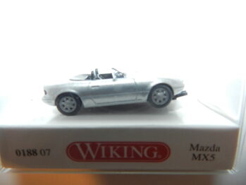 Wiking  0188 07Mazda MX5 - silverstone met.  018807