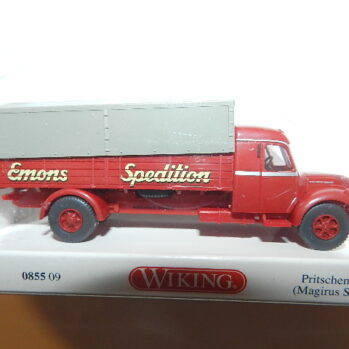 Wiking 0855 09 Pritschen-Lkw Magirus S 7500 "Spedition Emons" 085509