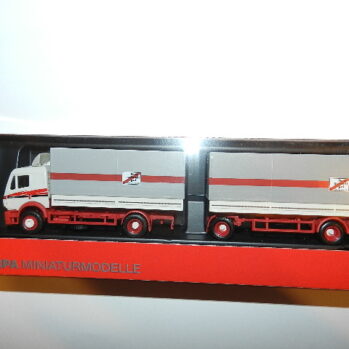 Herpa  320146 Mercedes-Benz SK 94 Planen-Hängerzug "fern-schnell-gut"