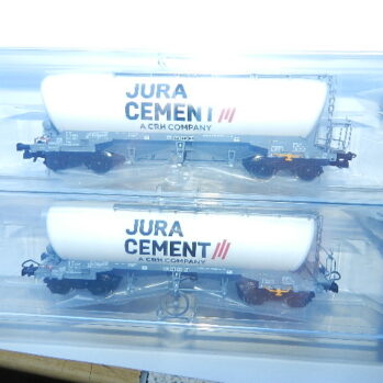 Roco 6600191 2-tlg. Set: Silowagen, Jura Cement/Wascosa