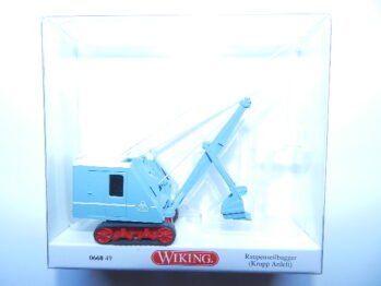 Wiking 0660 49 Raupenseilbagger Krupp Ardelt - pastellblau  066049