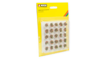 NOCH 06910 - PROFI-Grasbüschel “trockenes Gras” grün, beige, mit braunem Flock 25 Stück, 6 mm
