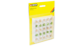NOCH 06920 - PROFI-Grasbüschel “steinig” grün, beige, mit Steinen weiß, beige 25 Stück, 6 mm