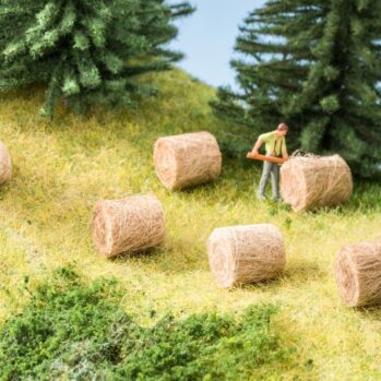 NOCH 07460 - Heuballen 18 Stück 1,3 x 1,5 x 1,3 cm