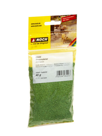 NOCH 08420 - Streumaterial mittelgrün, 42 g Beutel