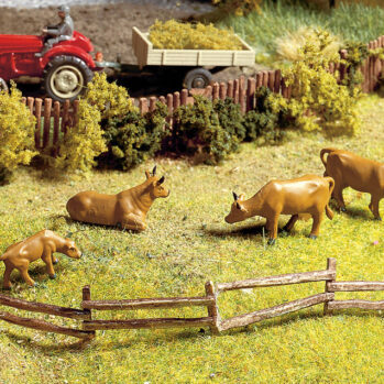 NOCH 13030 - Weidezaun 12 Teile, 1,3 cm hoch insgesamt ca. 100 cm lang