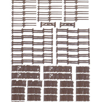 NOCH 13095 - Ländliche Zäune 53 Teile, Gesamtlänge ca. 290 cm, H0