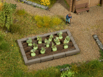 NOCH 13214 - Beeteinfassungen 2 Stück, je 6,5 x 4 cm