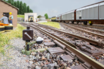 NOCH 13910 - Stellhebel mit Weichenlaterne links 5 Stück