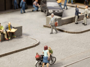 NOCH 14219 - Bordsteinkanten 16 Stück, 200 cm Gesamtlänge