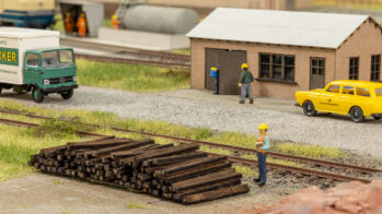 NOCH 14699 - Gleisschwellen 1.5 cm x 0.2 cm, 0.1 cm hoch