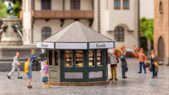 NOCH 14320 - Kiosk 5,4 x 5,4 cm, 4,2 cm hoch