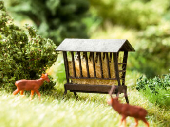 NOCH 14343 - Futterkrippe 2 Stück 2,8 x 1,4 cm 2,4 cm hoch