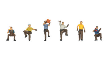 NOCH 15049 - Dachdecker 6 Figuren