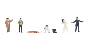 NOCH 15071 - Kriminalpolizei mit Leiche