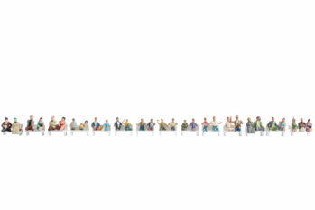 NOCH 16050 - Mega-Spar-Set “Reisende” 30 Figuren, ohne Beine, ohne Bänke