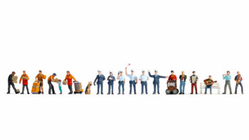 NOCH 16125 - XL-Set “In der Stadt” 19 Figuren, (ohne Bank)