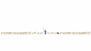 NOCH 16162 - XL-Set “Schafe und Schäfer” 37 Figuren