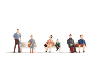 NOCH 18116 - Reisende (ohne Bänke)