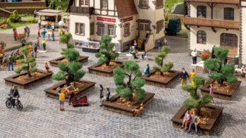 NOCH 21546 - Zierbüsche 12 Stück, ca. 4 - 5 cm hoch