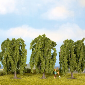 NOCH 25130 - Trauerweiden 3 Stück, 8 cm hoch