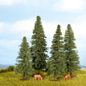 NOCH 25232 - Tannen 4 Stück, 8 - 12 cm hoch