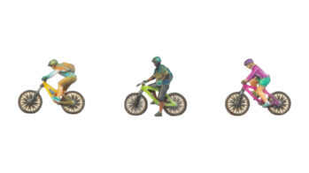 NOCH 35834 - Mountainbiker 3 Figuren