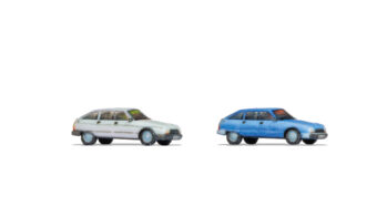 NOCH 44603 - Citroën GSA 2 Stück, blau und grau