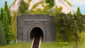 NOCH 48790 - Vorsatz-Portal 1-gleisig, zur Reduzierung von H0 auf TT, 2 Stück, 14 x 10,5 cm