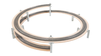 NOCH 53040 - easy TRACK Gleiswendel, Grundkreis Gleisradius: 360 mm, 1 -gleisig Außendurchmesser: 84 cm Höhe (Trassenoberkante): 13,5 cm Durchfahrtshöhe: 8,3 cm Inhalt: 9 Kreissegment-Trassen 12 Pf…