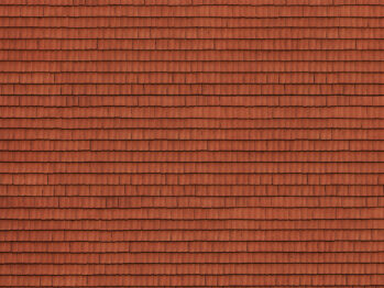 NOCH 56670 - 3D-Kartonplatte  “Dachziegel” rot, 25 x 12,5 cm