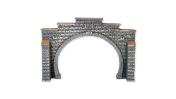 NOCH 58052 - Tunnel-Portal 2-gleisig, 21 x 14 cm