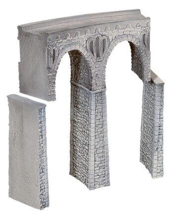 NOCH 58665 - Bruchstein-Viadukt, gebogen Radius (R2) 437,5 mm, 30°