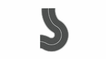NOCH 60707 - Landstraße Universalkurve Asphalt, 2 Stück, je 6,6 cm breit