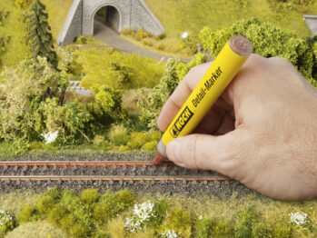 NOCH 61155 - Detail-Marker 6 Marker, jeweils 1 Marker in schwarz, weiß, silber, gelb, rot und braun