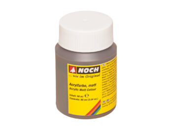 NOCH 61189 - Acrylfarbe, matt, dunkelbraun 90 ml