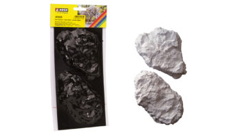 NOCH 61235 - Fels-Gussform “Rote Wand” 2 große Felsen, 200 ml